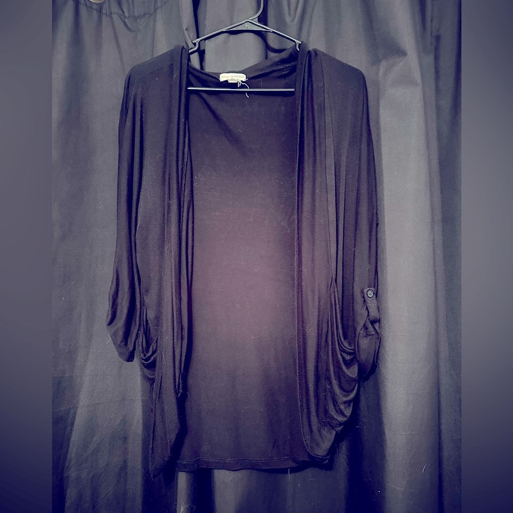 Black cardigan